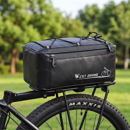 Sacoche de porte-bagage vélo 4 L fixée sur le porte-bagage arrière, sans outil