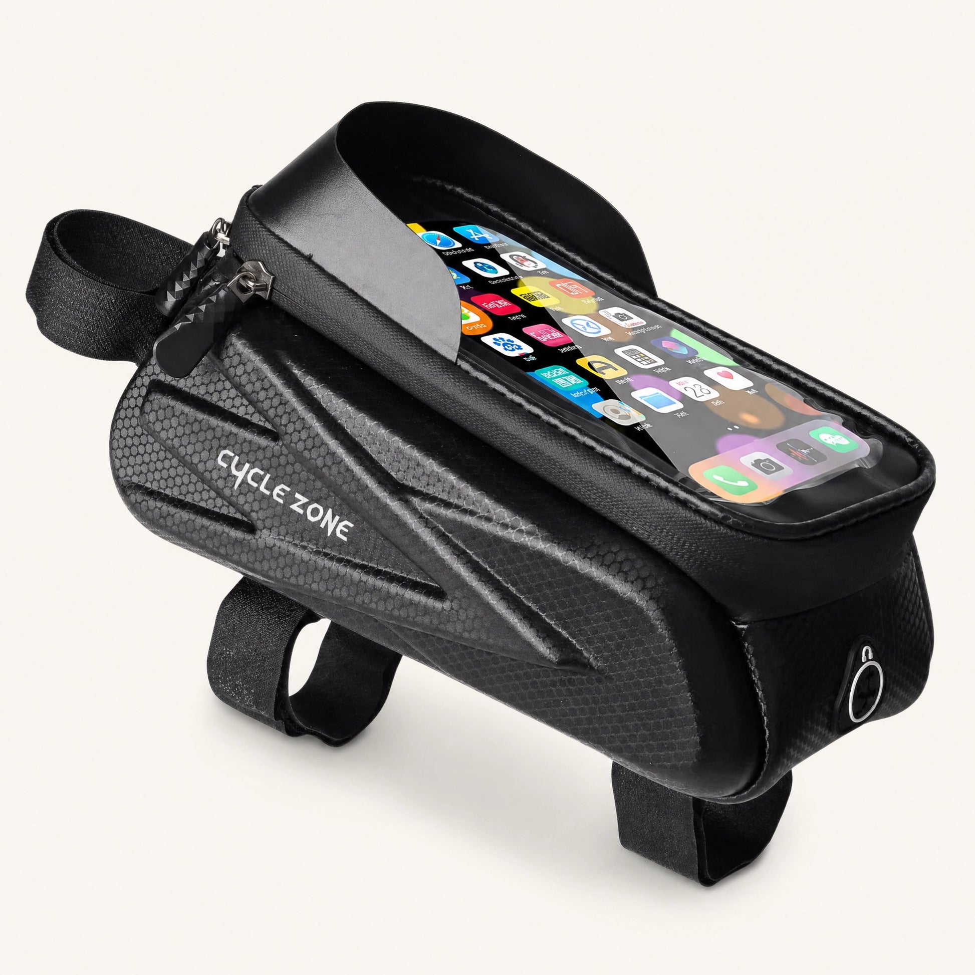 Sacoche porte-téléphone vélo tactile — compacte