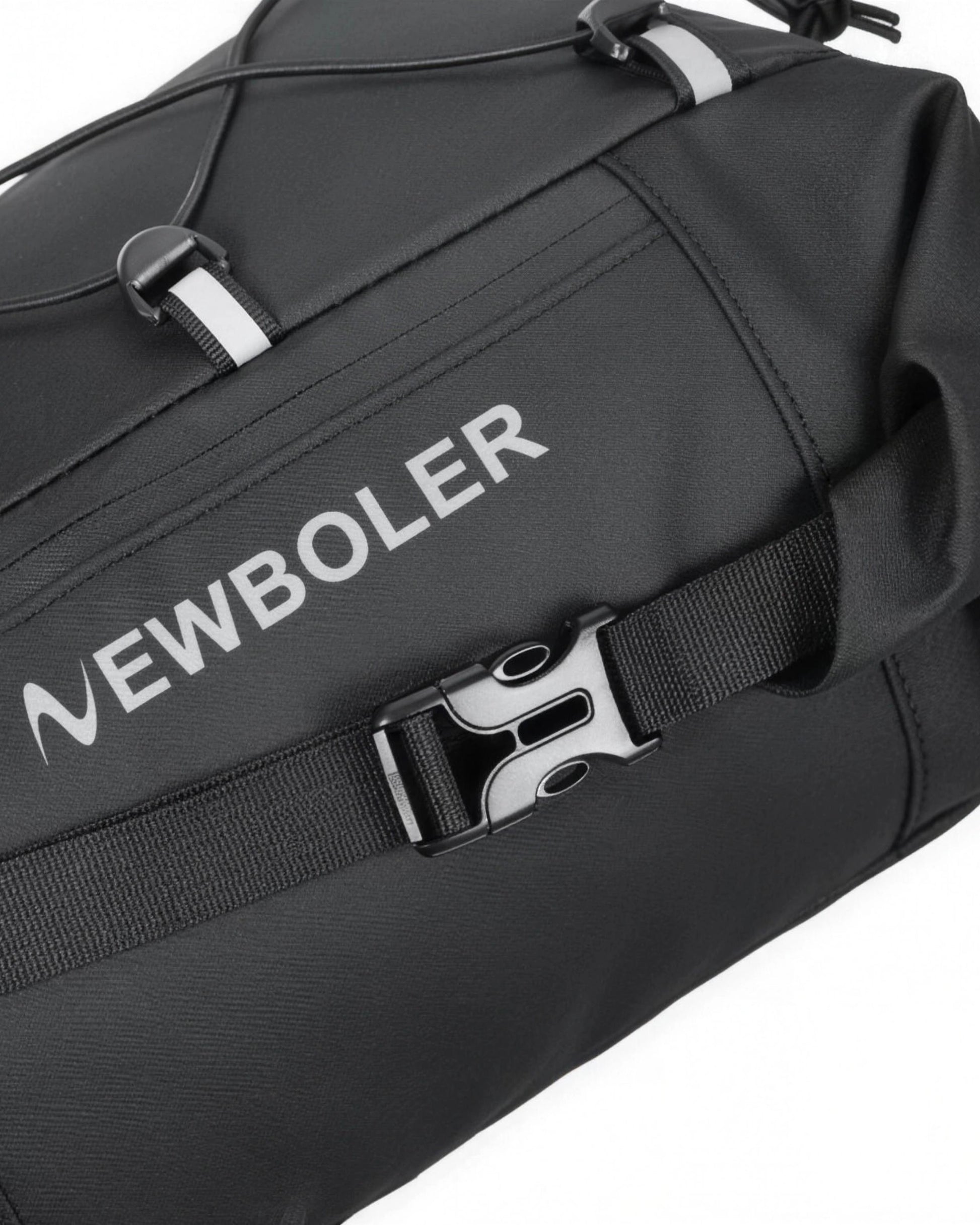 Tissu 900D enduit et boucle de compression de la sacoche de selle vélo bikepacking